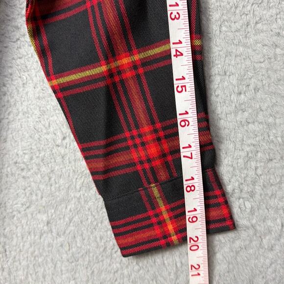 Dixxon X Meshuggah Immutable Flannel Shirt DFC Youth SZ M Black Red Orange NWOT - Picture 8 of 9